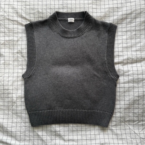 Aritzia Sweaters - Wilfred Alps Sweater Vest in Dark Grey